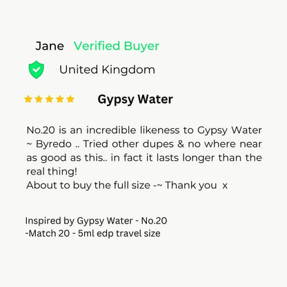 Inspired by Gypsy Water - No.20