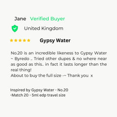 Inspired by Gypsy Water - No.20