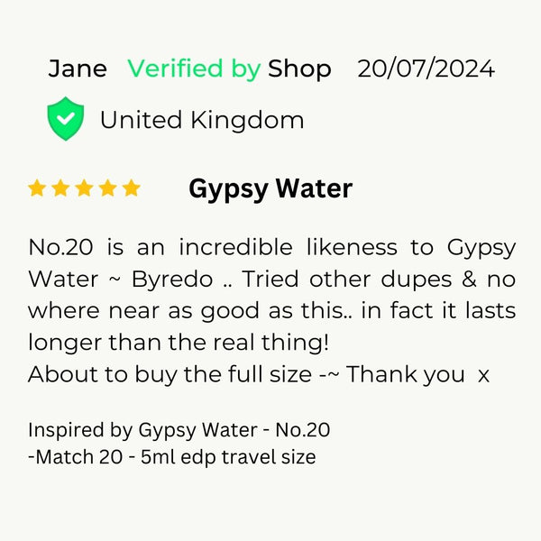 Inspired by Gypsy Water - No.20