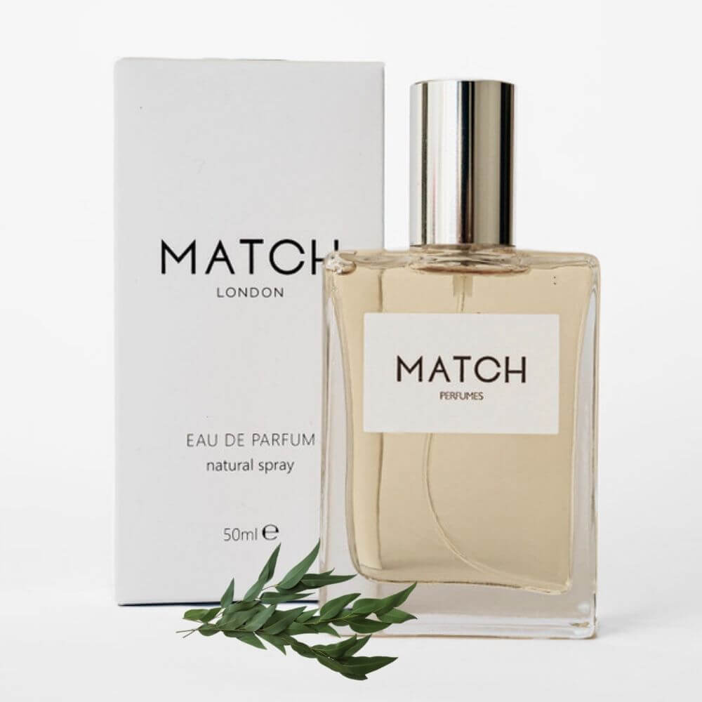 Eucalyptus 20 inspired perfume bottle and luxury packaging
