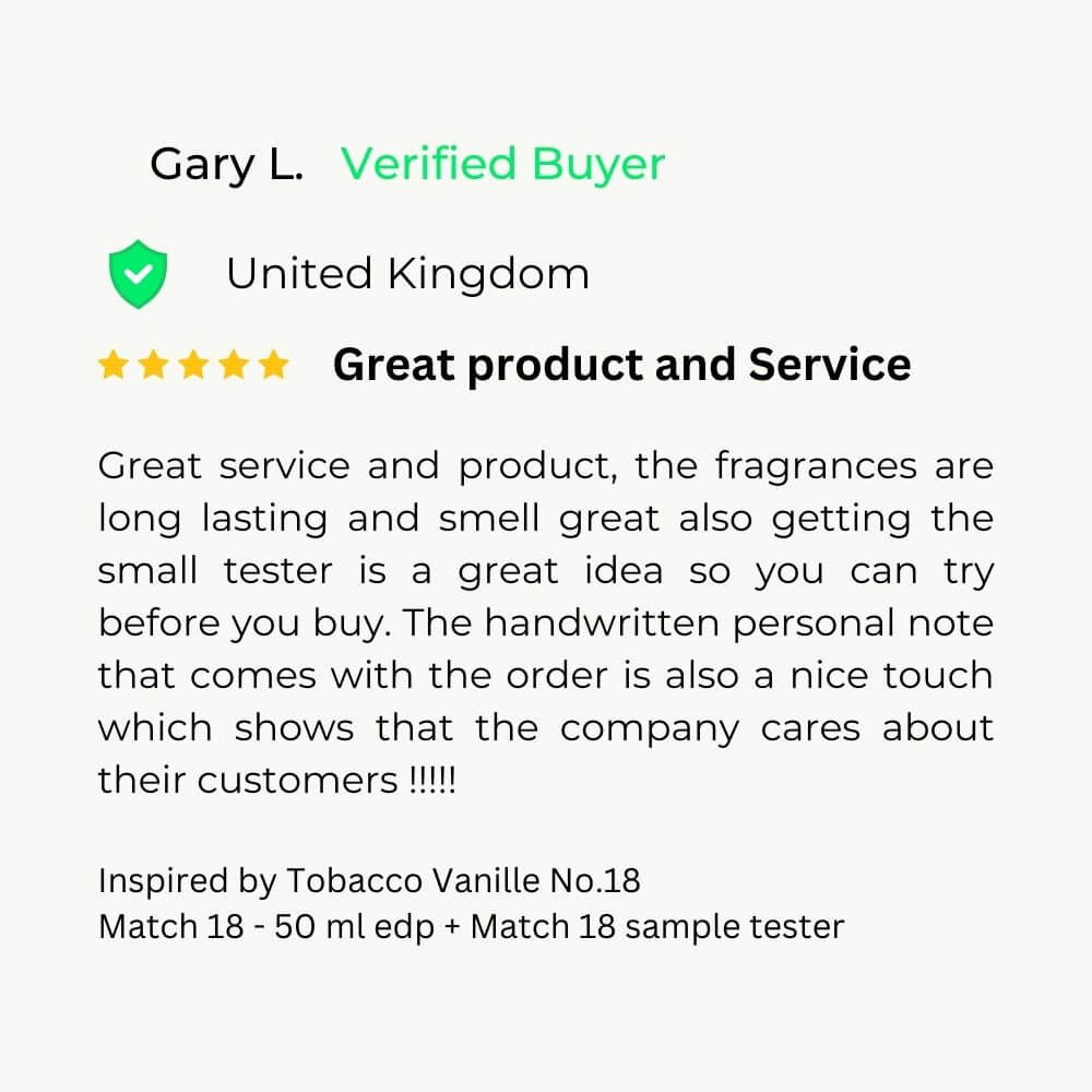 Inspired by Tobacco Vanille - No.18