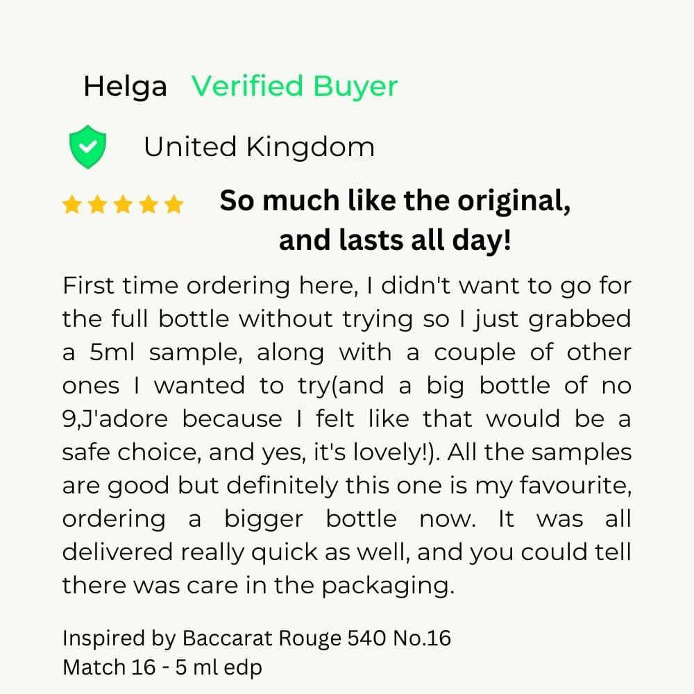 Inspired by Baccarat Rouge - No.16