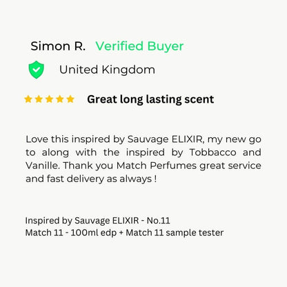 Inspired by Sauvage ELIXIR - No.11